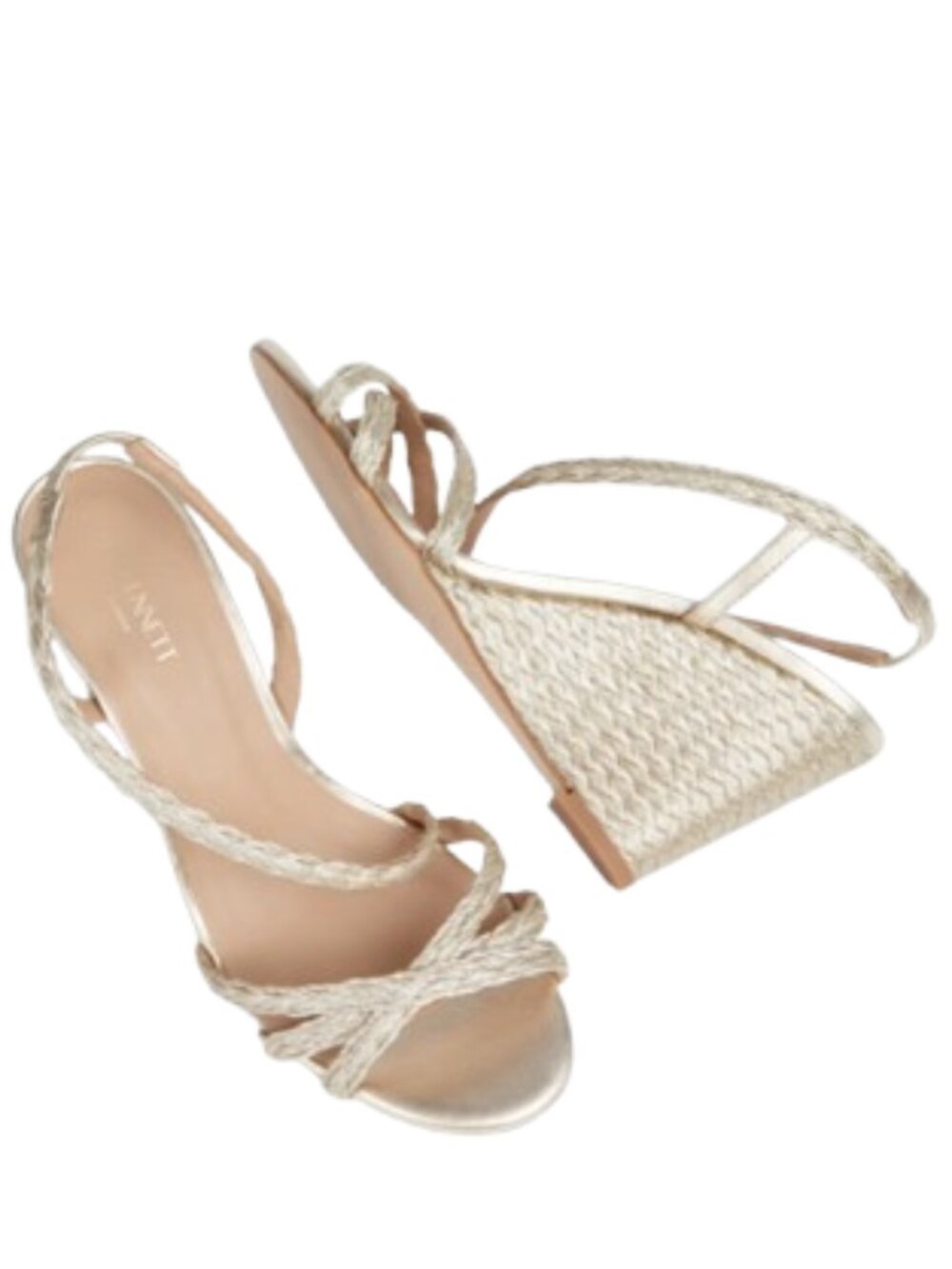🌿LK Bennett Gold Shiela Rope Wedge Sandal🌿